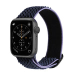 Correias de Relógio de Nylon com Textura Ondulada para Substituição Para Apple Watch Series, 7 45mm / 6 & SE & 5 & 4 44mm / 3 & 2 & 1 42mm, 7 41mm / 6 & SE & 5 & 4 40mm / 3 & 2 & 1 38mm