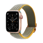 Correias de Relógio de Nylon com Textura Ondulada para Substituição Para Apple Watch Series, 7 45mm / 6 & SE & 5 & 4 44mm / 3 & 2 & 1 42mm, 7 41mm / 6 & SE & 5 & 4 40mm / 3 & 2 & 1 38mm