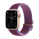 Correias de Relógio de Nylon com Textura Ondulada para Substituição Para Apple Watch Series, 7 45mm / 6 & SE & 5 & 4 44mm / 3 & 2 & 1 42mm, 7 41mm / 6 & SE & 5 & 4 40mm / 3 & 2 & 1 38mm