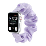 Scarf Hair Tie Replacement Watchbands For Apple Watch Series, 7 45mm / 6 & SE & 5 & 4 44mm / 3 & 2 & 1 42mm, 7 41mm / 6 & SE & 5 & 4 40mm / 3 & 2 & 1 38mm