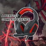Anivia MH602 Auscultadores Gaming com Fio e Microfone 3,5mm, MH602 (Preto Vermelho), MH602 (Preto Azul), MH602 (Preto Roxo)