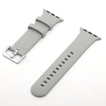 Correia de Substituição em Silicone com Fivela Prateada, Para Apple Watch Series 7  41mm / & 6 & SE & 5 & 4 40mm, Para Apple Watch Series  7  45mm / & 6 & SE & 5 & 4 44mm