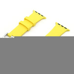 Correia de Substituição em Silicone com Fivela Prateada, Para Apple Watch Series 7  41mm / & 6 & SE & 5 & 4 40mm, Para Apple Watch Series  7  45mm / & 6 & SE & 5 & 4 44mm