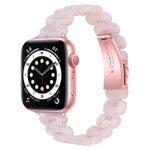 Correia de Substituição Oval em Resina, Para Apple Watch Series 7  41mm / & 6 & SE & 5 & 4 40mm, Para Apple Watch Series  7  45mm / & 6 & SE & 5 & 4 44mm