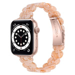 Correia de Substituição Oval em Resina, Para Apple Watch Series 7  41mm / & 6 & SE & 5 & 4 40mm, Para Apple Watch Series  7  45mm / & 6 & SE & 5 & 4 44mm