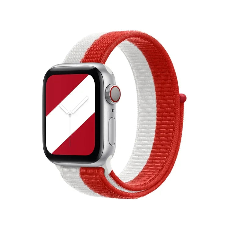 Correias de Substituição International Series Loopback Para Apple Watch Series, 7 45mm / 6 & SE & 5 & 4 44mm / 3 & 2 & 1 42mm, 7 41mm / 6 & SE & 5 & 4 40mm / 3 & 2 & 1 38mm