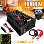Tang III Generation 12V to 220V 6000W Car Power Inverter with LCD Display & Dual USB, 12V to 220V