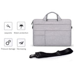 Bolsa de Ombro Portátil para Portátil ND05SDJ em Tecido Oxford + Nylon, 13.3 polegadas, 14.1-15.4 polegadas, 15.6 polegadas
