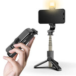 Mini Luz de Preenchimento L10S Bastão Selfie Bluetooth Tripé Suporte para Telemóvel, L10S