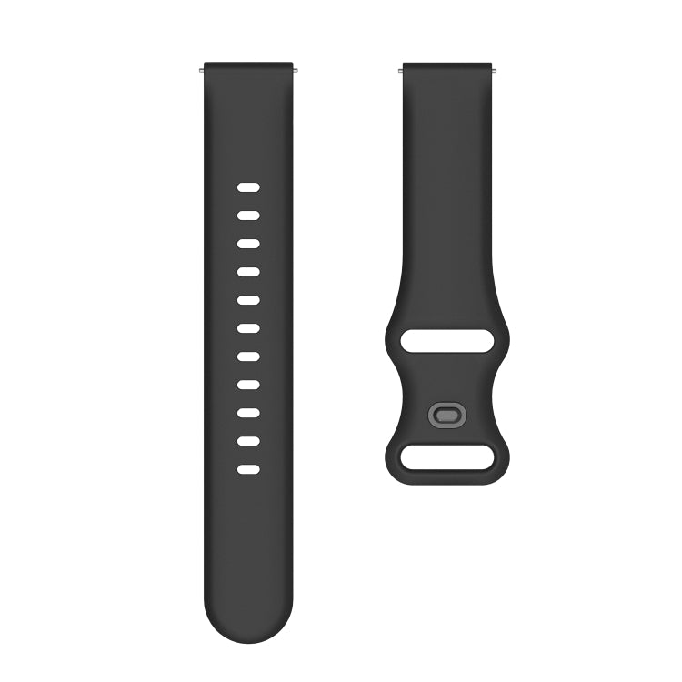For Huawei Watch 3 Internal Buckle Perforation Silicone Replacement Watchband, 22mm, 20mm