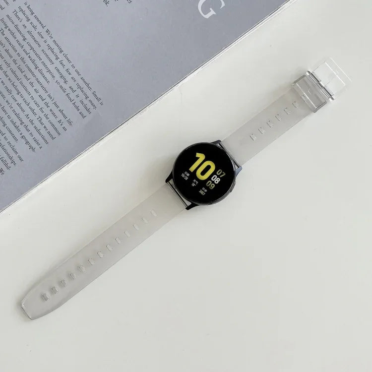 Correia de Substituição em TPU Translúcido, Para Samsung Galaxy Watch 3 41mm, Para Samsung Galaxy Watch 3 45mm