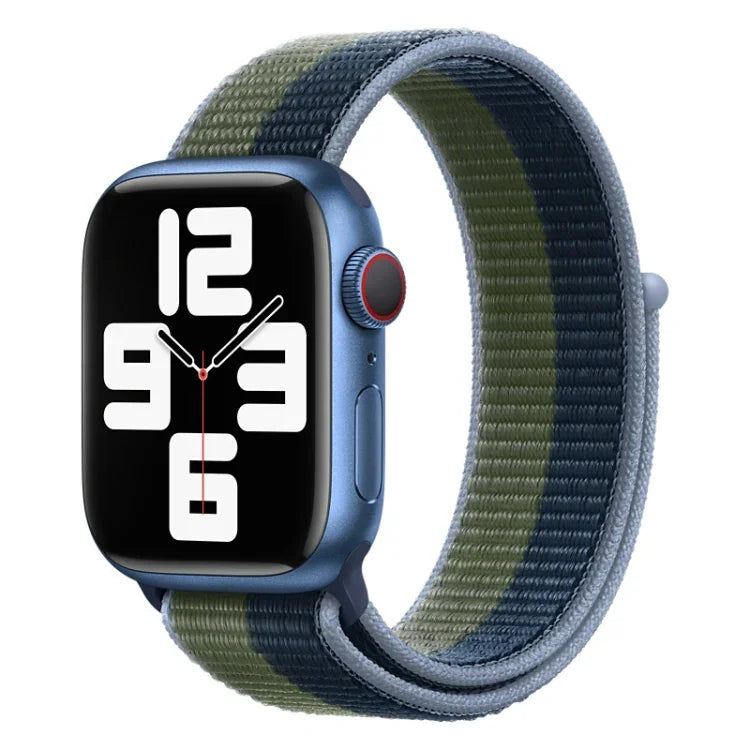 Correia de substituição desportiva tipo loop, para Apple Watch Series 7 41mm / & 6 & SE & 5 & 4 40mm, para Apple Watch Series 7 45mm / & 6 & SE & 5 & 4 44mm, para Apple Watch Series 7 41mm / 6 & SE & 5 & 4 40mm