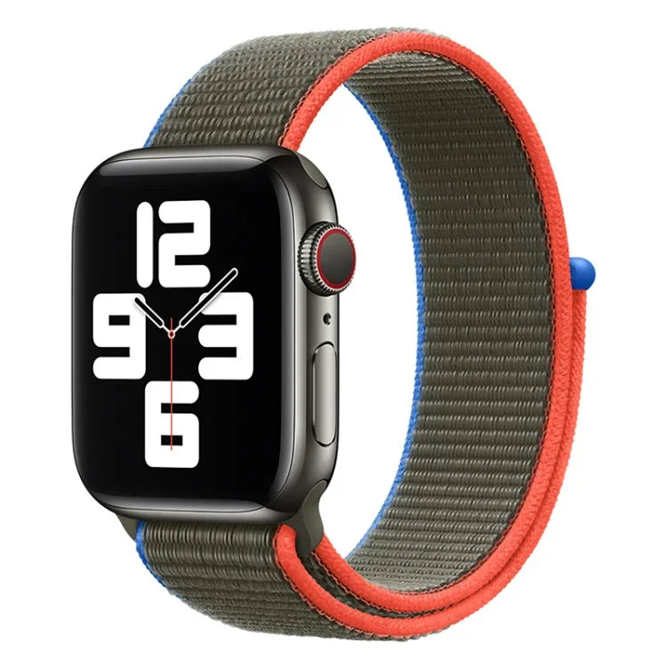 Correia de substituição desportiva tipo loop, para Apple Watch Series 7 41mm / & 6 & SE & 5 & 4 40mm, para Apple Watch Series 7 45mm / & 6 & SE & 5 & 4 44mm, para Apple Watch Series 7 41mm / 6 & SE & 5 & 4 40mm