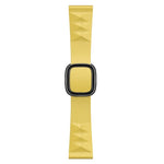 Modern Style Silicone Replacement Strap Watchband For Apple Watch Series 6 & SE & 5 & 4 40mm / 3 & 2 & 1 38mm, Black Buckle, Rose Gold Buckle, Silver Buckle