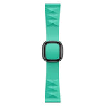 Correia de substituição em silicone estilo moderno para Apple Watch Series 6 & SE & 5 & 4 44mm / 3 & 2 & 1 42mm, fivela preta, fivela dourada rosa, fivela prateada