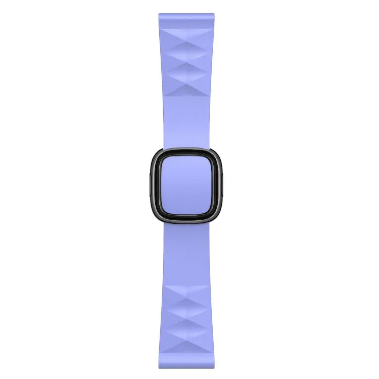Correia de substituição em silicone estilo moderno para Apple Watch Series 6 & SE & 5 & 4 44mm / 3 & 2 & 1 42mm, fivela preta, fivela dourada rosa, fivela prateada