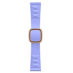 Correia de substituição em silicone estilo moderno para Apple Watch Series 6 & SE & 5 & 4 44mm / 3 & 2 & 1 42mm, fivela preta, fivela dourada rosa, fivela prateada