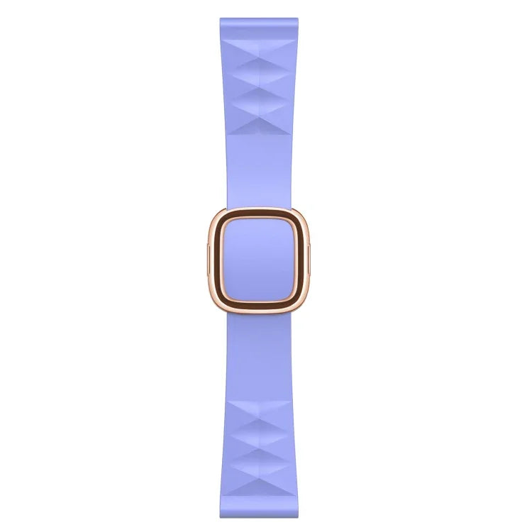 Correia de substituição em silicone estilo moderno para Apple Watch Series 6 & SE & 5 & 4 44mm / 3 & 2 & 1 42mm, fivela preta, fivela dourada rosa, fivela prateada