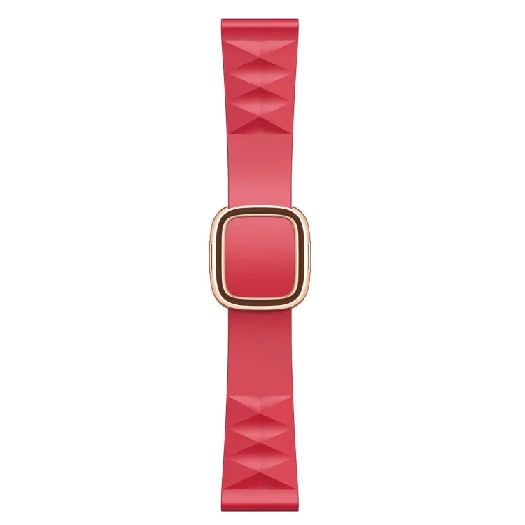 Correia de substituição em silicone estilo moderno para Apple Watch Series 6 & SE & 5 & 4 44mm / 3 & 2 & 1 42mm, fivela preta, fivela dourada rosa, fivela prateada