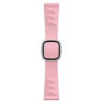 Correia de substituição em silicone estilo moderno para Apple Watch Series 6 & SE & 5 & 4 44mm / 3 & 2 & 1 42mm, fivela preta, fivela dourada rosa, fivela prateada