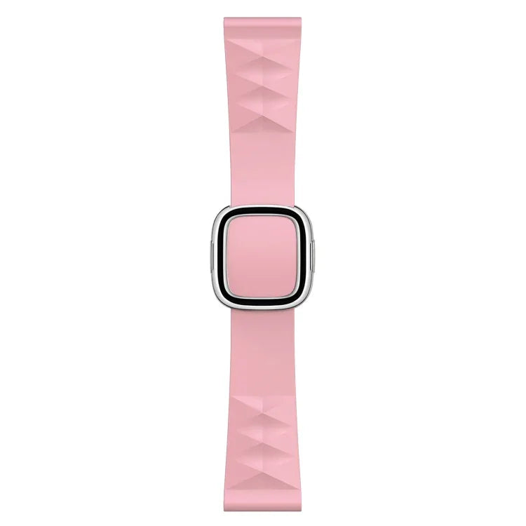 Correia de substituição em silicone estilo moderno para Apple Watch Series 6 & SE & 5 & 4 44mm / 3 & 2 & 1 42mm, fivela preta, fivela dourada rosa, fivela prateada