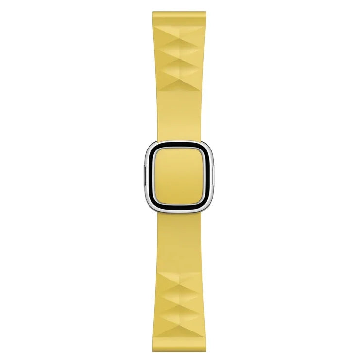 Correia de substituição em silicone estilo moderno para Apple Watch Series 6 & SE & 5 & 4 44mm / 3 & 2 & 1 42mm, fivela preta, fivela dourada rosa, fivela prateada