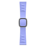 Correia de substituição em silicone estilo moderno para Apple Watch Series 6 & SE & 5 & 4 44mm / 3 & 2 & 1 42mm, fivela preta, fivela dourada rosa, fivela prateada