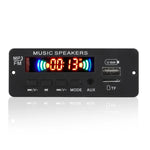 Placa Decodificadora de Leitor MP3 Áudio para Carro 12V JX-808BT, Rádio FM USB, com Bluetooth / Controlo Remoto / Gravação, JX-808BT