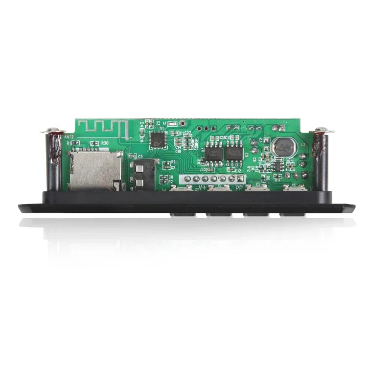 Placa Decodificadora de Leitor MP3 Áudio para Carro 12V JX-808BT, Rádio FM USB, com Bluetooth / Controlo Remoto / Gravação, JX-808BT