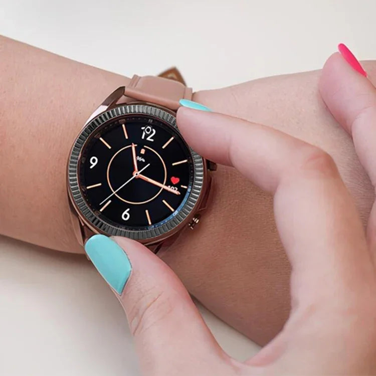Anel de Moldura com Textura Ondulada para Smartwatch, Para Samsung Galaxy Watch 3 41mm, Para Samsung Galaxy Watch 3 45mm