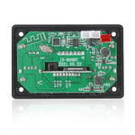 Placa Decodificadora de Leitor MP3 Áudio para Carro 12V JX-809BT, Rádio FM USB, com Bluetooth / Controlo Remoto / Gravação, JX-809BT