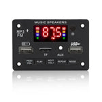 Placa Decodificadora de Áudio MP3 para Carro JX-810BT 12V, Rádio FM USB, com Bluetooth / Controlo Remoto / Gravação, JX-810BT