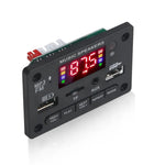 Placa Decodificadora de Áudio MP3 para Carro JX-810BT 12V, Rádio FM USB, com Bluetooth / Controlo Remoto / Gravação, JX-810BT