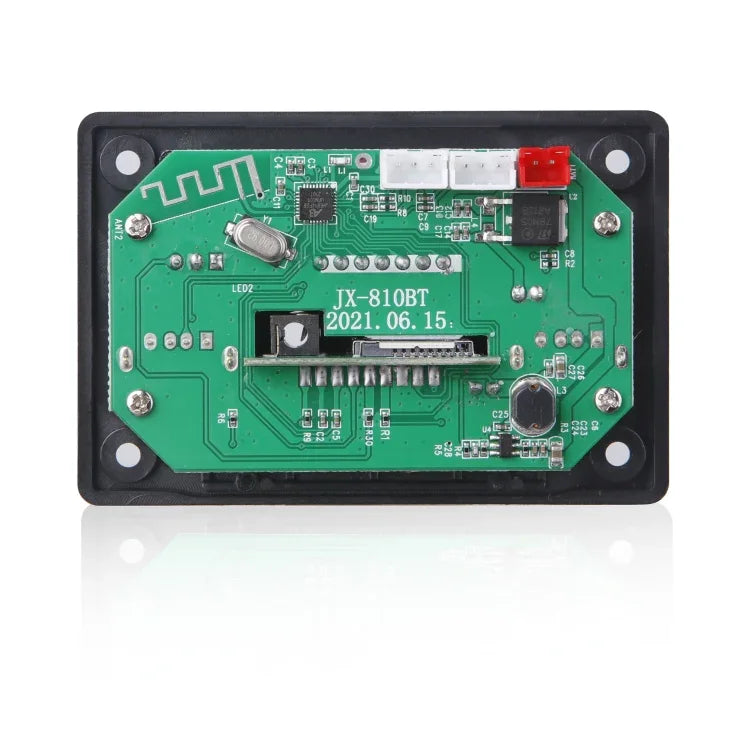 Placa Decodificadora de Áudio MP3 para Carro JX-810BT 12V, Rádio FM USB, com Bluetooth / Controlo Remoto / Gravação, JX-810BT