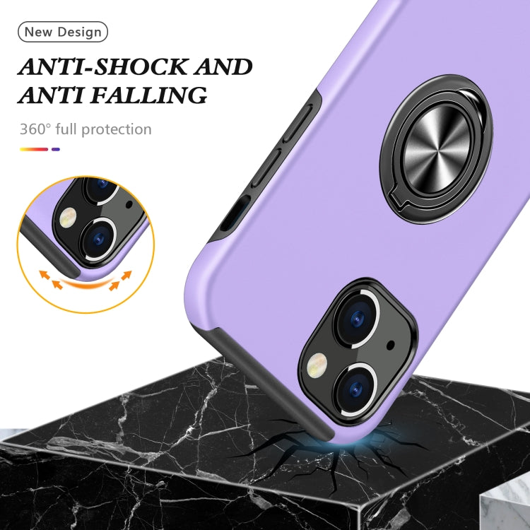 PC + TPU Shockproof Magnetic Protective Case with Invisible Ring Holder, For iPhone 13 mini, For iPhone 13, For iPhone 13 Pro, For iPhone 13 Pro Max