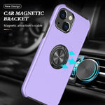 PC + TPU Shockproof Magnetic Protective Case with Invisible Ring Holder, For iPhone 13 mini, For iPhone 13, For iPhone 13 Pro, For iPhone 13 Pro Max