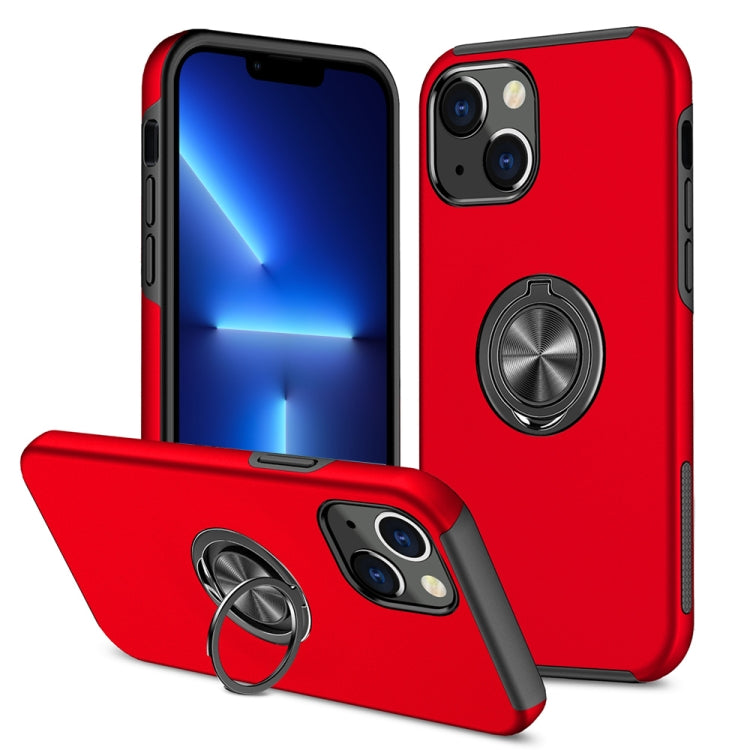 PC + TPU Shockproof Magnetic Protective Case with Invisible Ring Holder, For iPhone 13 mini, For iPhone 13, For iPhone 13 Pro, For iPhone 13 Pro Max