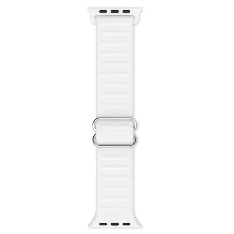 Correia de substituição em silicone com fivela com caracteres japoneses para Apple Watch Series, 7 45mm / 6 & SE & 5 & 4 44mm / 3 & 2 & 1 42mm, 7 41mm / 6 & SE & 5 & 4 40mm / 3 & 2 & 1 38mm
