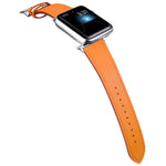 Correia de substituição em pele para cintura pequena, Para Apple Watch Series 7  41mm / & 6 & SE & 5 & 4 40mm, Para Apple Watch Series  7  45mm / & 6 & SE & 5 & 4 44mm