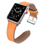 Correia de substituição em pele para cintura pequena, Para Apple Watch Series 7  41mm / & 6 & SE & 5 & 4 40mm, Para Apple Watch Series  7  45mm / & 6 & SE & 5 & 4 44mm
