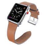 Correia de substituição em pele para cintura pequena, Para Apple Watch Series 7  41mm / & 6 & SE & 5 & 4 40mm, Para Apple Watch Series  7  45mm / & 6 & SE & 5 & 4 44mm