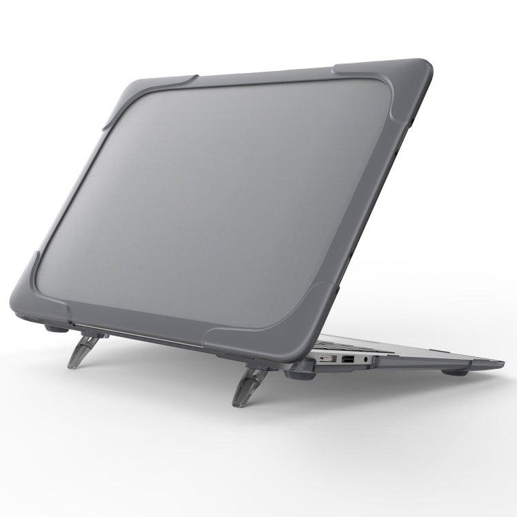Capa protetora para portátil antiqueda bicolor TPU + PC, para MacBook Air 11,6 polegadas A1465 / A1370, para MacBook Retina 12 polegadas A1534