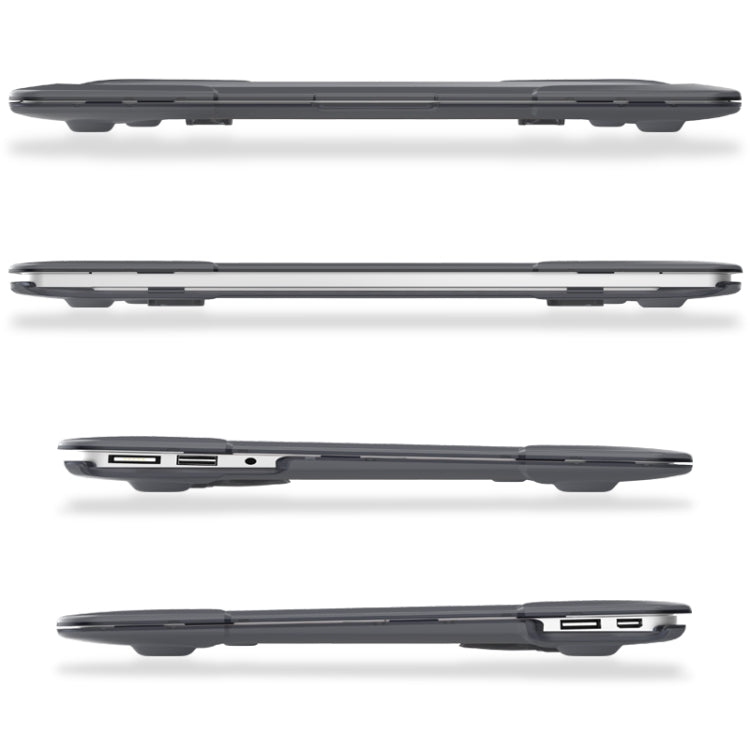Capa protetora para portátil antiqueda bicolor TPU + PC, para MacBook Air 11,6 polegadas A1465 / A1370, para MacBook Retina 12 polegadas A1534