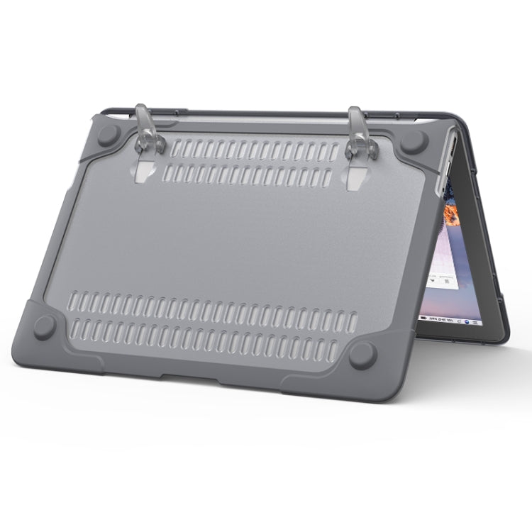 Capa protetora para portátil antiqueda bicolor TPU + PC, para MacBook Air 11,6 polegadas A1465 / A1370, para MacBook Retina 12 polegadas A1534
