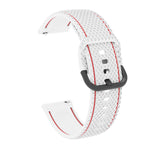 Bracelete de Substituição em Silicone com Costura Bicolor para Samsung Galaxy Watch Active 2, 20mm
