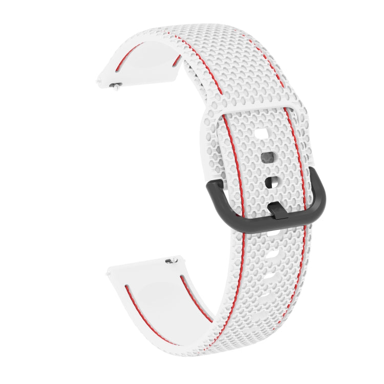 Bracelete de Substituição em Silicone com Costura Bicolor para Samsung Galaxy Watch Active 2, 20mm