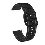 Bracelete de Substituição em Silicone com Costura Bicolor para Samsung Galaxy Watch Active 2, 20mm