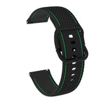 Bracelete de Substituição em Silicone com Costura Bicolor para Samsung Galaxy Watch Active 2, 20mm