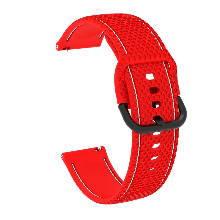 Bracelete de Substituição em Silicone com Costura Bicolor para Samsung Galaxy Watch Active 2, 20mm