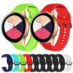 Bracelete de Substituição em Silicone com Costura Bicolor para Samsung Galaxy Watch Active 2, 20mm